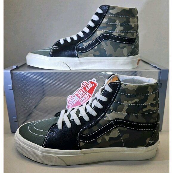 Vans Off The Wall  Unisex  Sk8- Hi Skateboarding Shoes Size Men's 7/Women's 8.5 - Picture 1 of 16